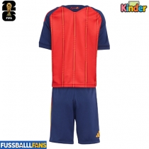 Spanien Heimtrikotsatz Kinder WM 2026 Kurzarm (+ Kurze Hosen)